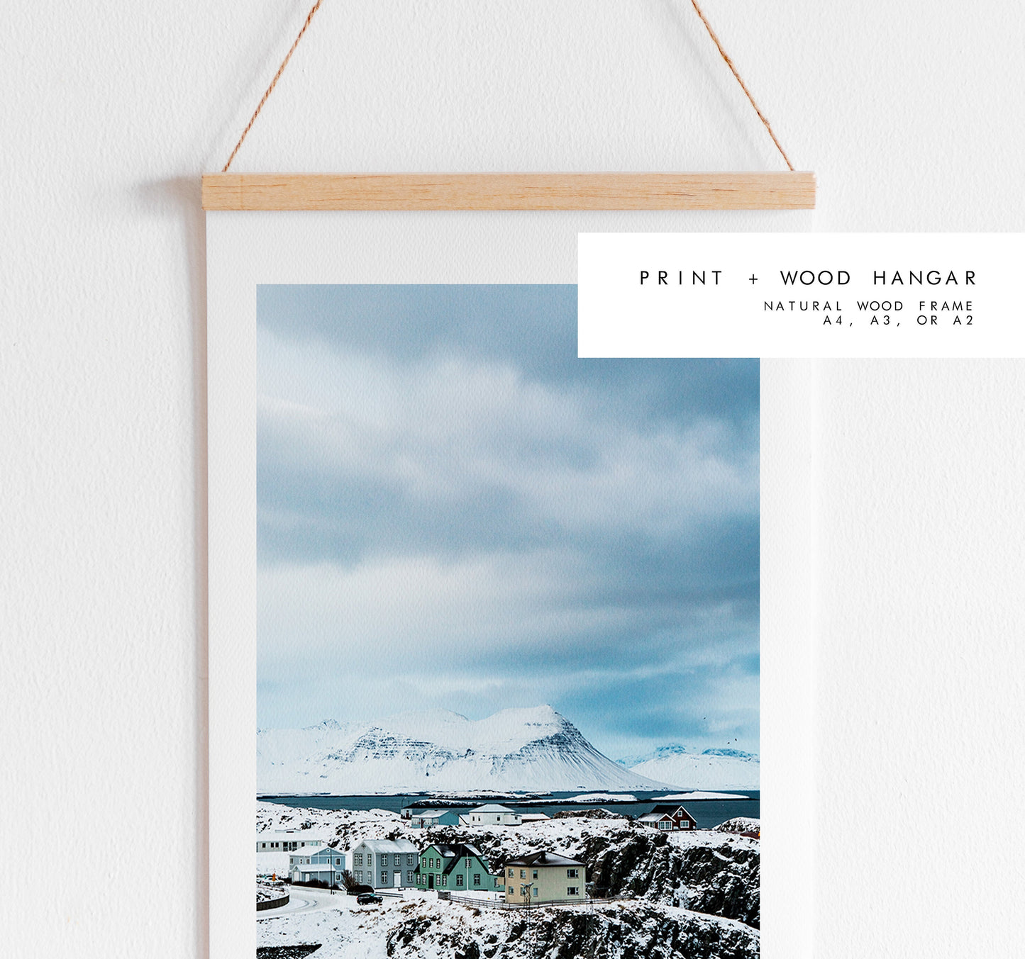 Stykkisholmur - Iceland Photography Print - Iceland Wall Art - Iceland Poster - Icelandic Houses - Contemporary - Snaefellsness - Northern