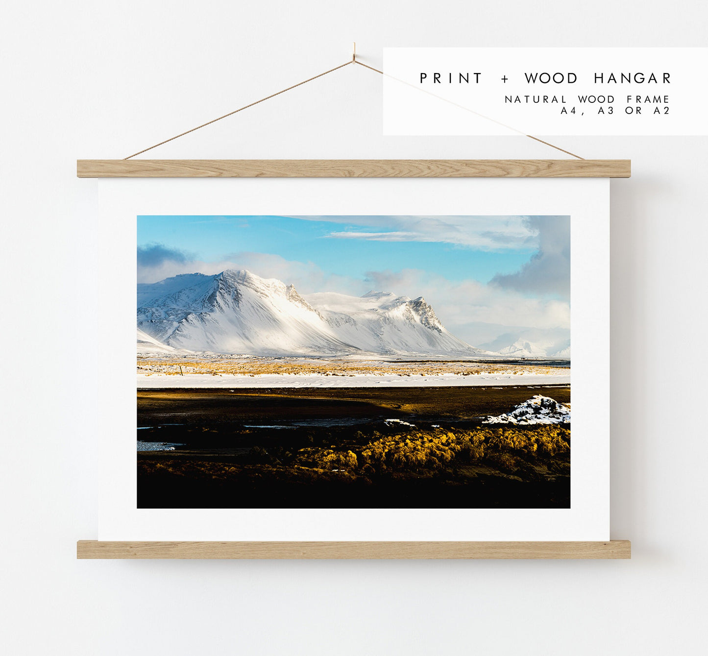 Iceland Mountain Landscape - Iceland Photography Print - Iceland Wall Art - Iceland Poster - Landscape - Snaefellsnes - Northern Iceland