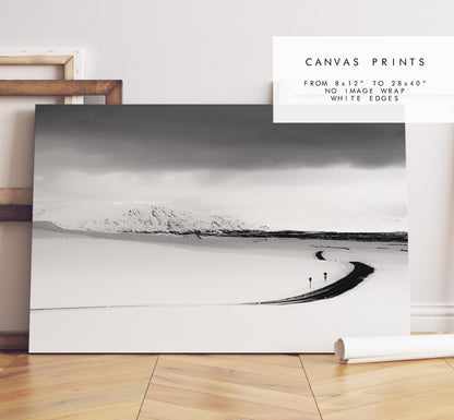 Thingvellir National Park - Iceland Photography Print - Iceland Wall Art - Iceland Poster - Black and White Photography - Landscape Wall Art