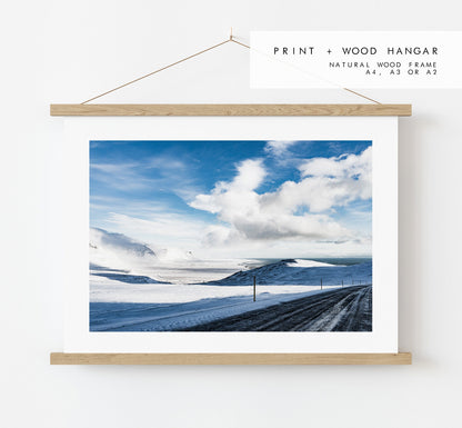 Mountain Landscape Print - Iceland Photography Print - Iceland Wall Art - Iceland Poster - Landscape - Winter Landscape - Mountains - Gift