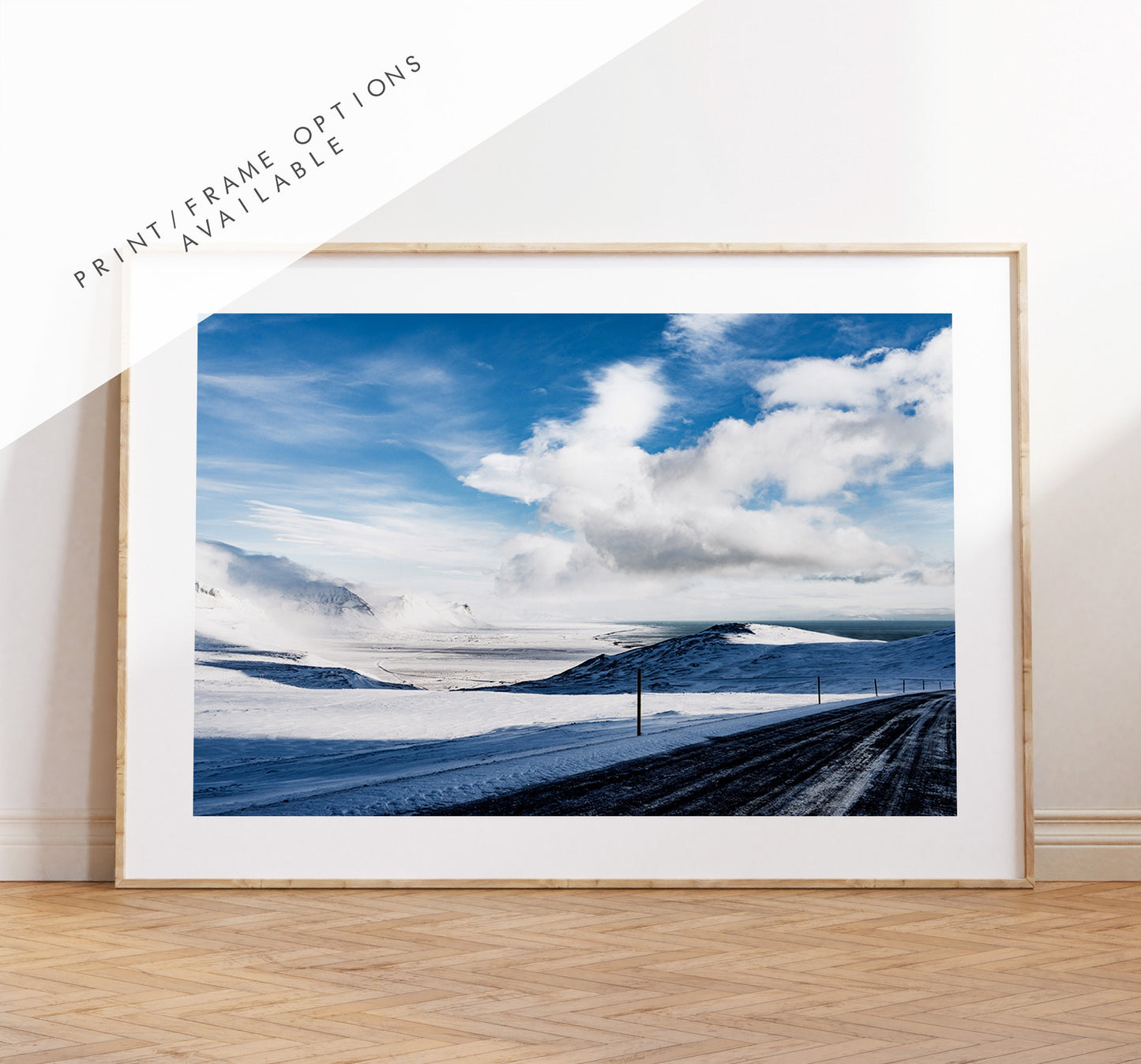 Mountain Landscape Print - Iceland Photography Print - Iceland Wall Art - Iceland Poster - Landscape - Winter Landscape - Mountains - Gift