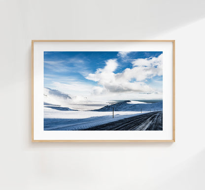 Mountain Landscape Print - Iceland Photography Print - Iceland Wall Art - Iceland Poster - Landscape - Winter Landscape - Mountains - Gift