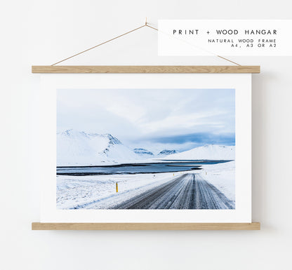 Iceland Winter Landscape Print - Iceland Photography Print - Iceland Wall Art - Iceland Poster - Landscape - Iceland Prints - Icelandic Art