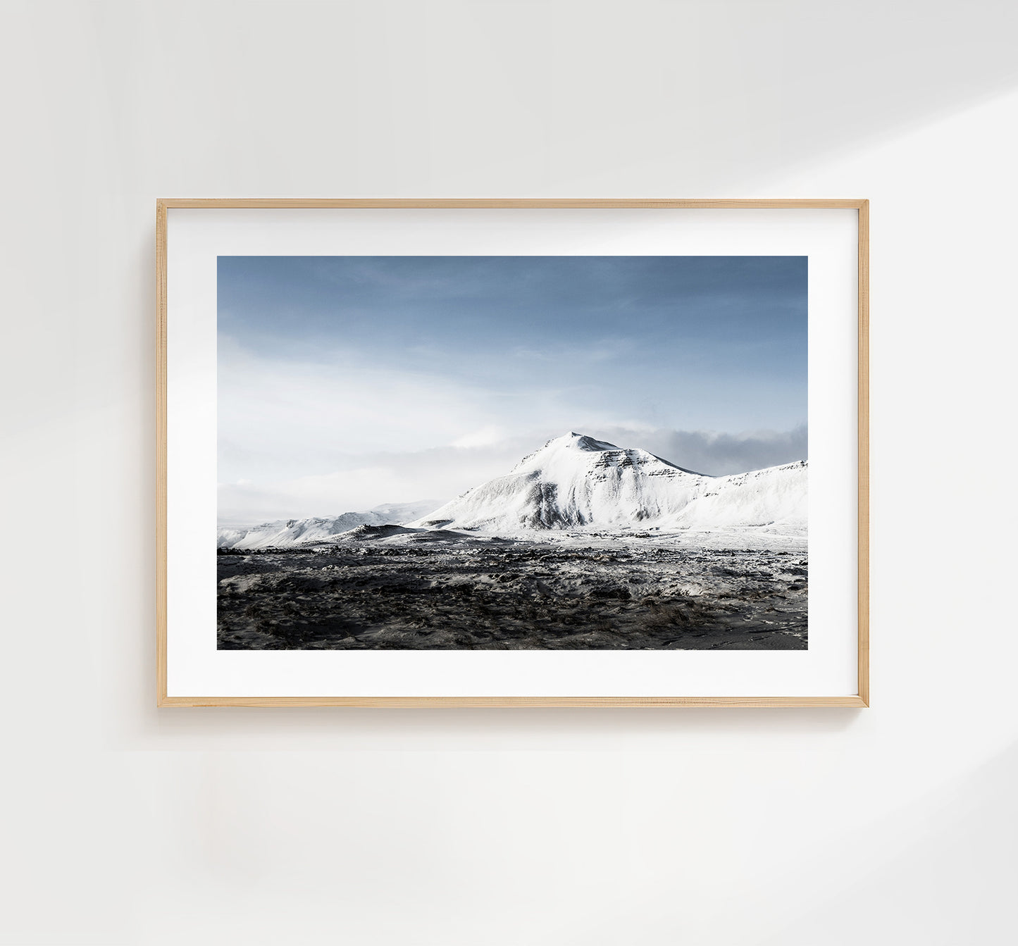 Icelandic Mountain Landscape - Iceland Photography Print - Iceland Wall Art - Iceland Poster - Landscape - Snaefellsnes - Mountain - Winter