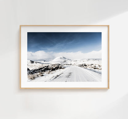 Iceland Landscape Print - Iceland Photography Print - Iceland Wall Art - Iceland Poster - Landscape - Mountains - Contemporary - Minimalist