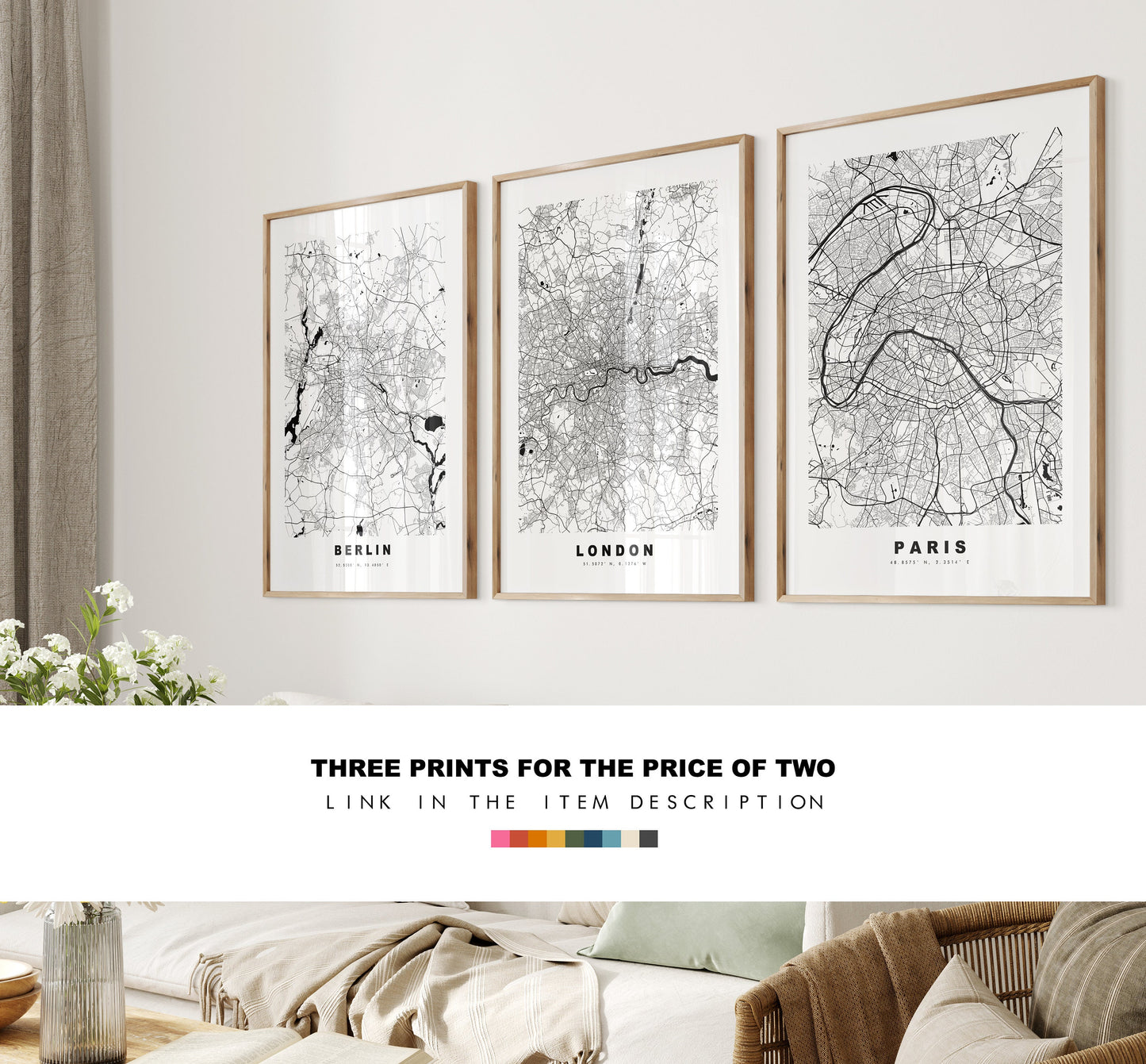 Braunschweig Map Print - City Map Poster - Map Wall Art - Germany City Maps - Braunschweig Print - Braunschweig Poster - Minimalist City Map