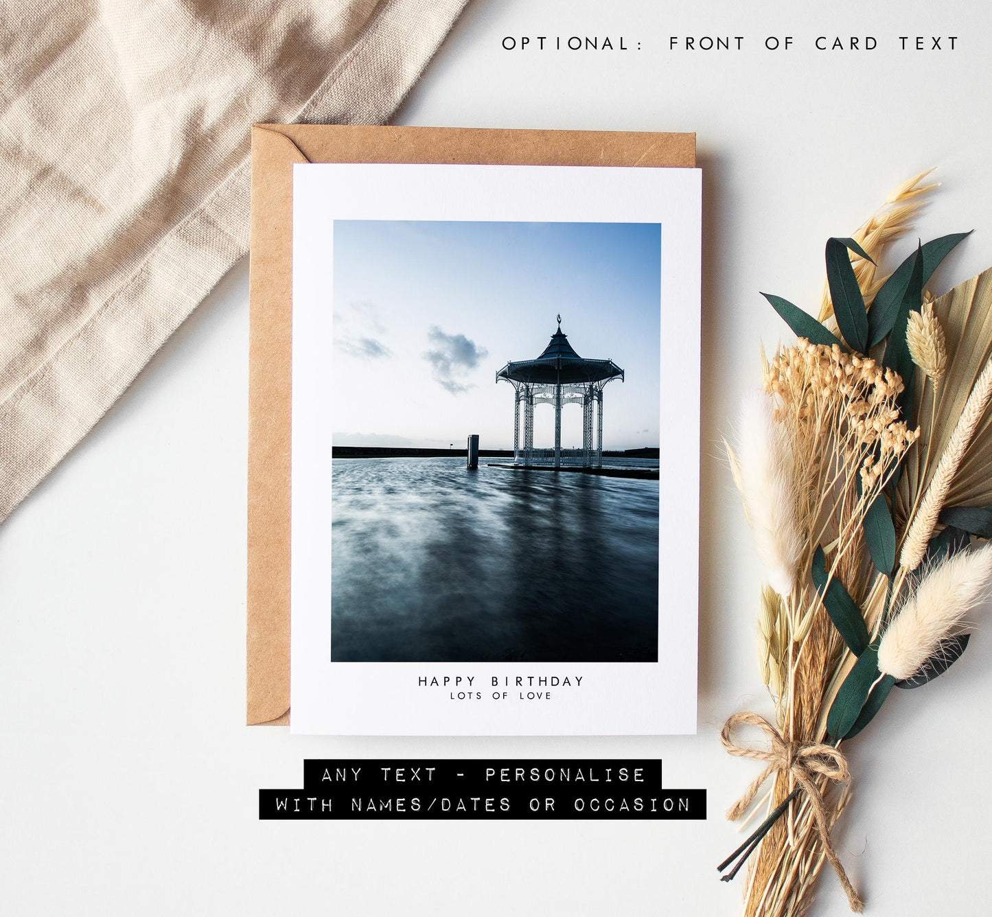 Southsea Bandstand Greeting Card - Portsmouth and Southsea Photography Greeting Cards - Envelope Included - Birthday - Wedding - Anniversary