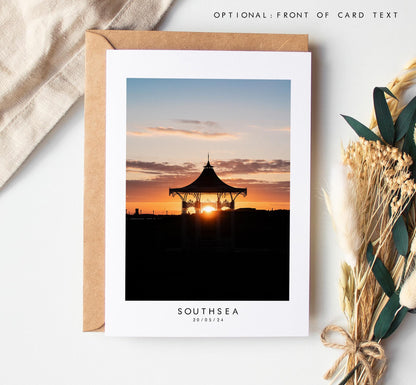 Southsea Bandstand Greeting Card - Portsmouth and Southsea Photography Greeting Cards - Envelope Included - Birthday - Wedding - Anniversary