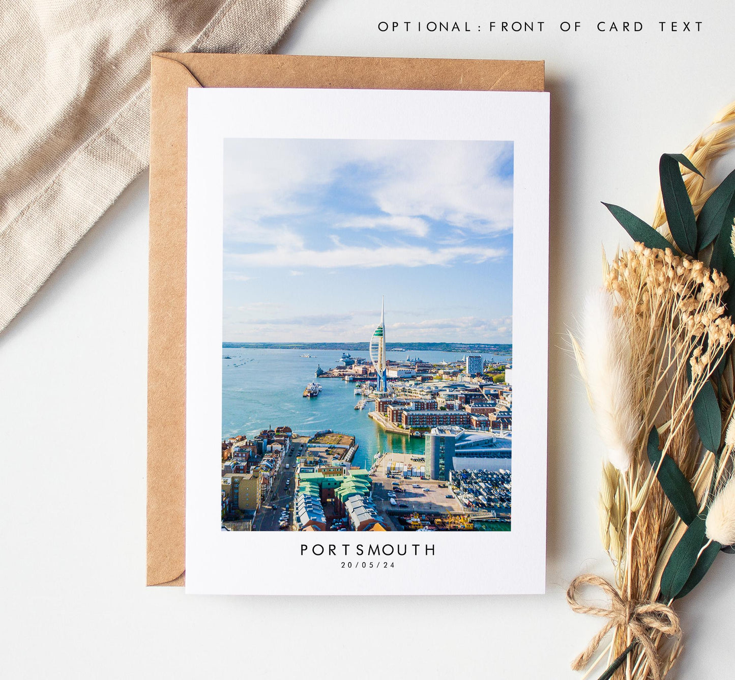 Portsmouth Greeting Card - Portsmouth and Southsea Photography Greeting Cards - Envelope Included - Birthday - Wedding - Anniversary