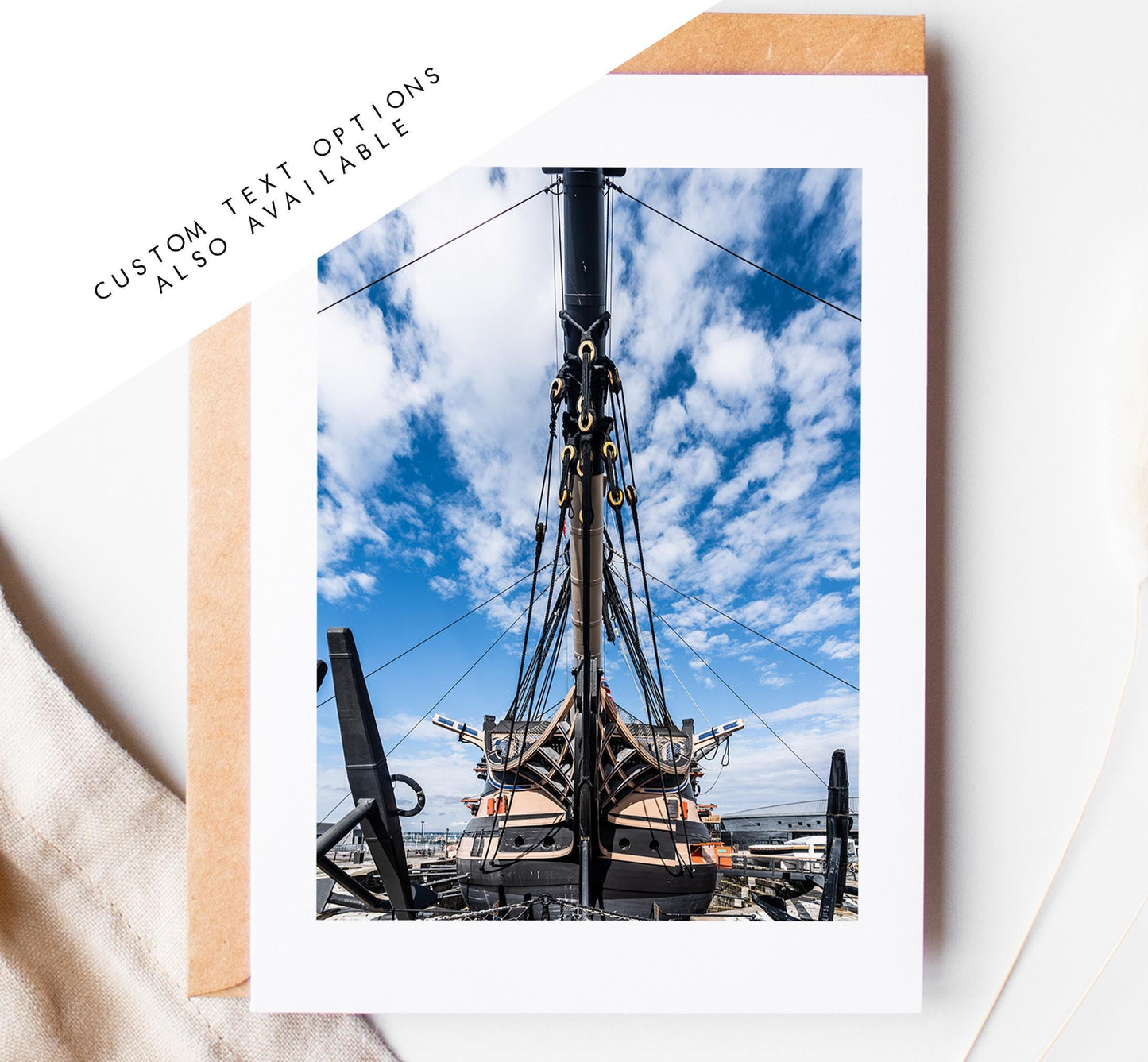 Victory Greeting Card - Portsmouth and Southsea Photography Greeting Cards - Envelope Included - Birthday - Wedding - Anniversary