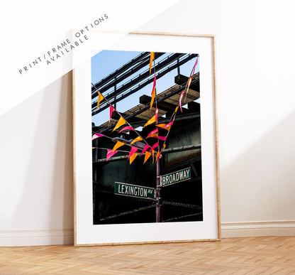Brookyln Print - Lexington and Broadway - New York Print - New York Print - New York Pictures - Art Print - Poster - Artwork - Photo Print