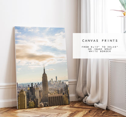 New York City Print - Fine Art Print - Photography Print - NYC Skyline - Manhattan Skyline - Empire State Building - Framed - Canvas Skyline