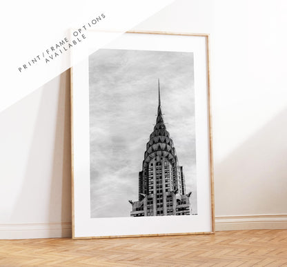 Chrysler Building - New York Print - Fine Art Photography Print - New York Photography - Travel - New York Print  - Black and White Print