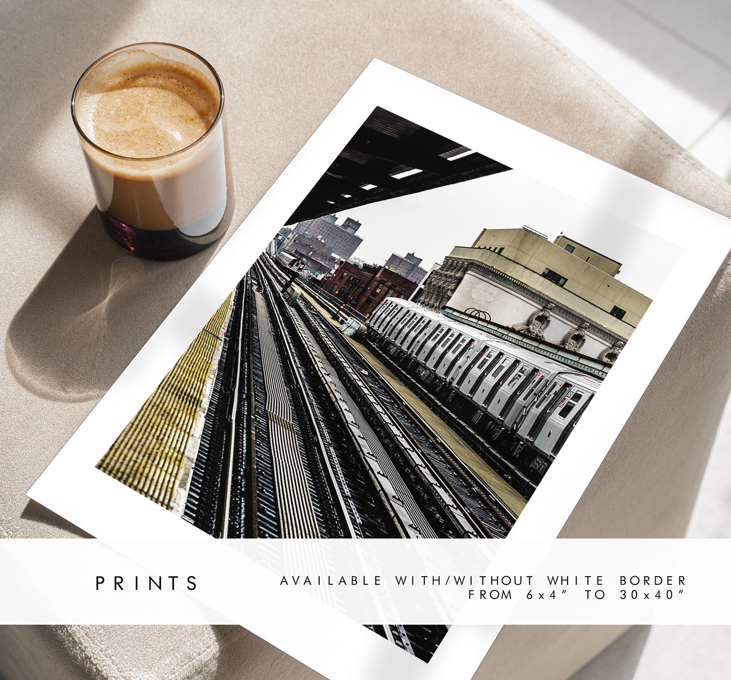 NYC Train Print - New York Print - New York Subway - Subway Train - New York City Subway - Brookyln - Brooklyn Poster - Industrial - Colour
