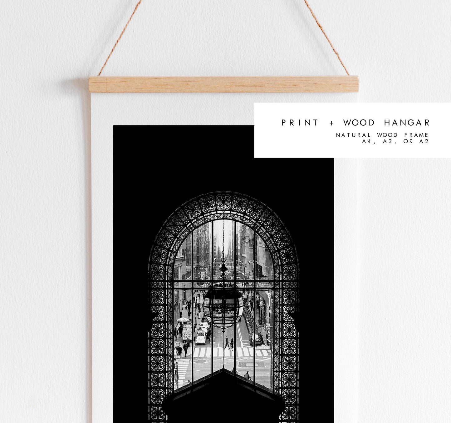 NYC Library - New York Print - Minimalist Print - Minimalist Photography Print - Black and White Photography - Manhattan - NYC Library