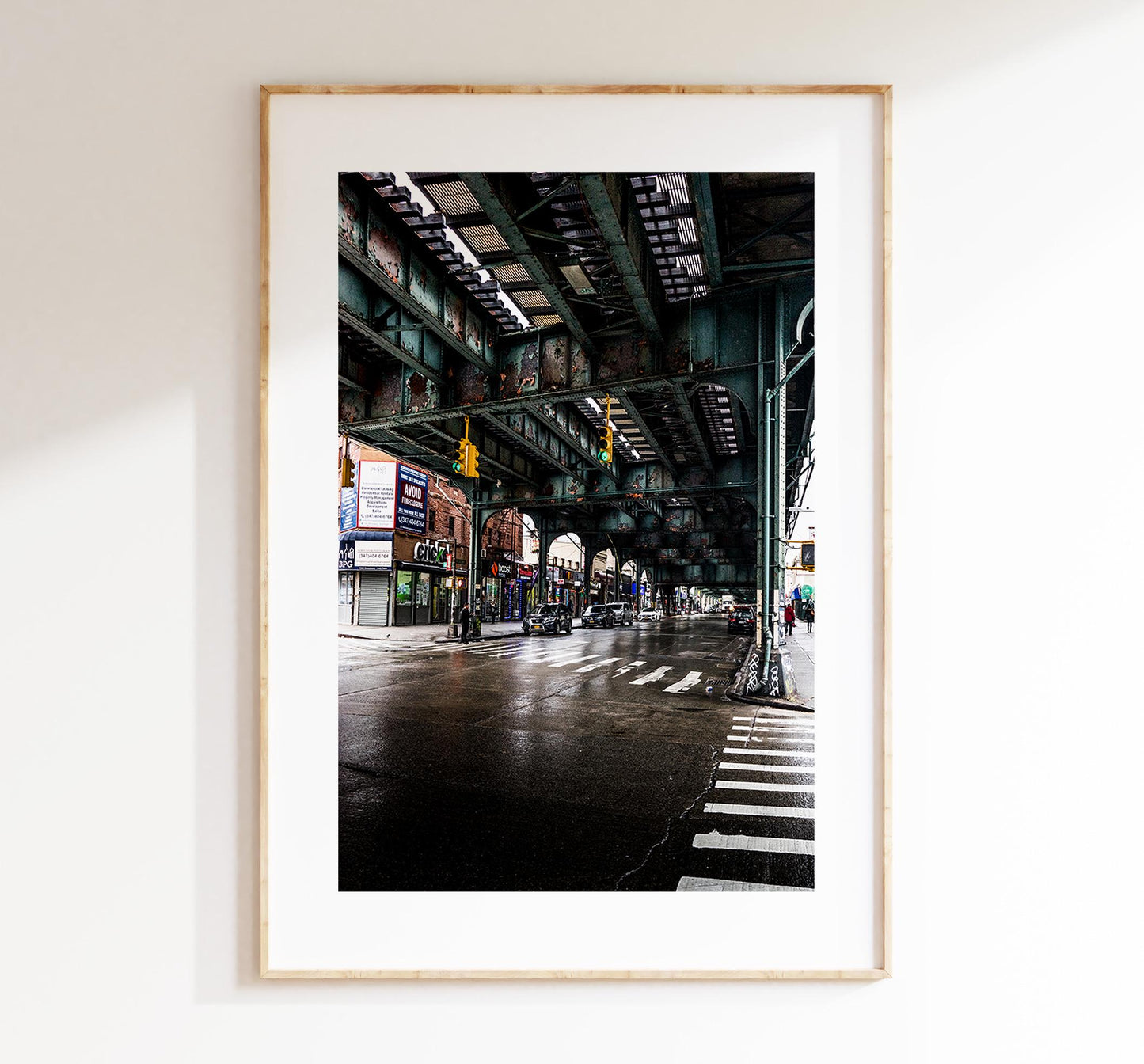 Brooklyn Print - Under the Tracks  - New York Print - Fine Art Photography Print - New York Photography  - NYC Poster  - Urban Photography