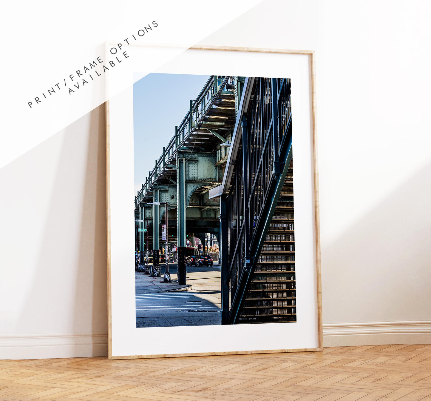 Brooklyn Print - Under the Tracks  - New York Print - Fine Art Photography Print - New York Photography  - NYC Poster  - Urban Photography