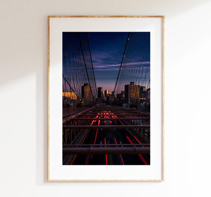 Brooklyn Bridge Print - NYC Photography Print - New York City - Prints or Framed Prints available - New York City Wall Art