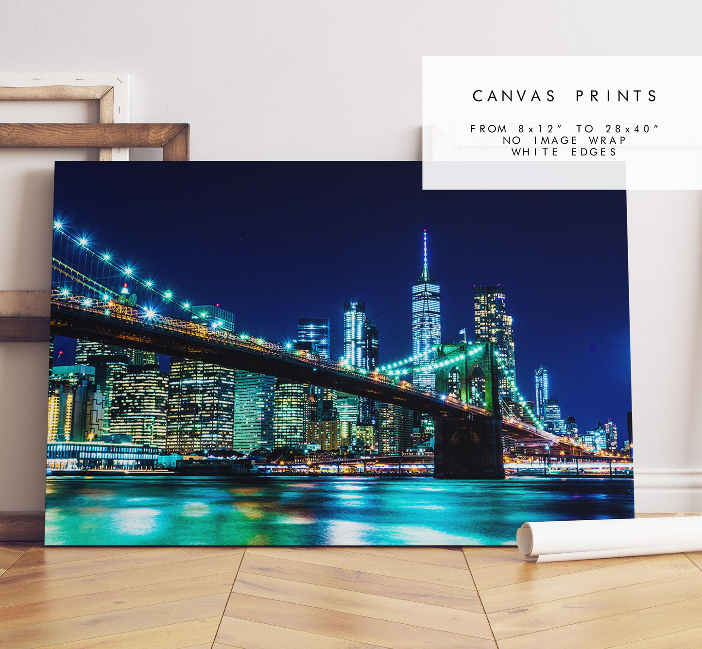 New York City Print - New York Poster - New York at Night - Manhattan Skyline - New York Poster - Print - Artwork - NYC - USA - Photography