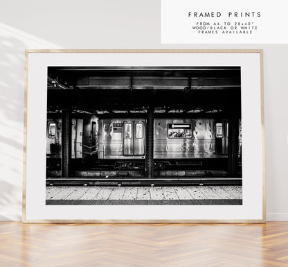 NYC Subway - New York Print - Fine Art Photography Print - New York Photography - Black and White - New York Poster  - Metro Subway Travel