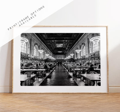 Rose Reading Room - New York - Fine Art Photography Print - New York Photography - Black and White Photography - New York Print  - Library