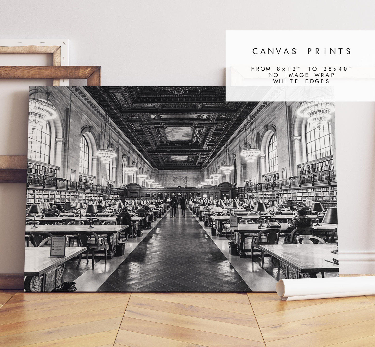 Rose Reading Room - New York - Fine Art Photography Print - New York Photography - Black and White Photography - New York Print  - Library