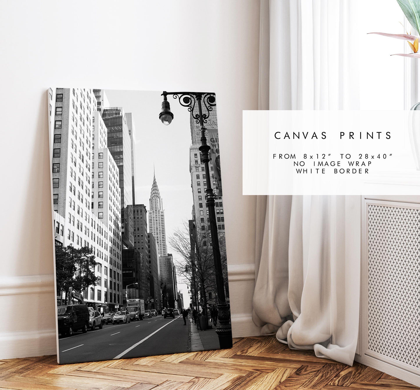 New York City Black and White Print Set - Print Set of Three - Landmarks - Empire State Building - Chrysler Building - Manhattan Bridge