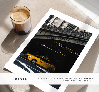 New York City Print Set - Print Set of Three - Modern Photography Prints  - Yellow Tones - Fine Art Photography - NYC Posters - New York