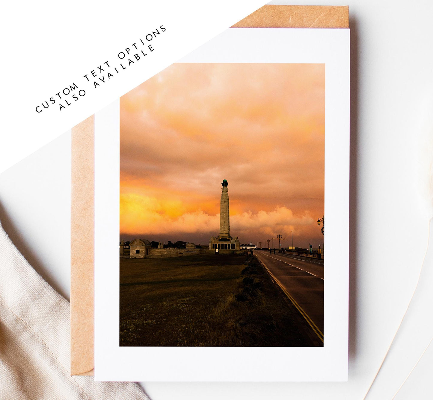 Southsea Seafront Greeting Card - Portsmouth and Southsea Photography Greeting Cards - Envelope Included - Birthday - Wedding - Anniversary