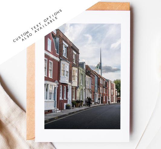 Old Portsmouth Greeting Card - Portsmouth and Southsea Photography Greeting Cards - Envelope Included - Birthday - Wedding - Anniversary