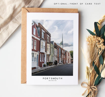 Old Portsmouth Greeting Card - Portsmouth and Southsea Photography Greeting Cards - Envelope Included - Birthday - Wedding - Anniversary