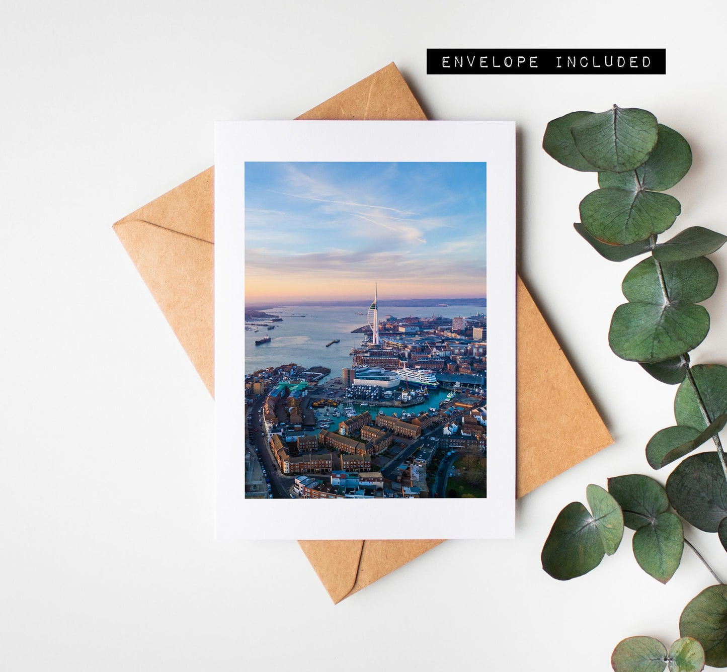 Portsmouth Greeting Card - Portsmouth and Southsea Photography Greeting Cards - Envelope Included - Birthday - Wedding - Anniversary