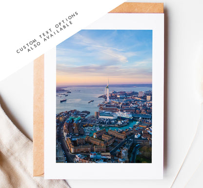 Portsmouth Greeting Card - Portsmouth and Southsea Photography Greeting Cards - Envelope Included - Birthday - Wedding - Anniversary