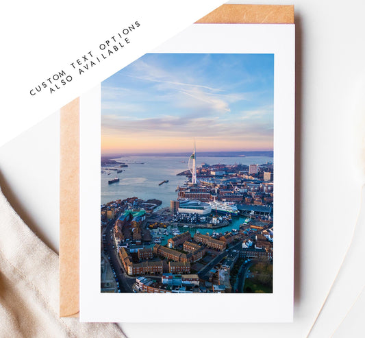 Portsmouth Greeting Card - Portsmouth and Southsea Photography Greeting Cards - Envelope Included - Birthday - Wedding - Anniversary