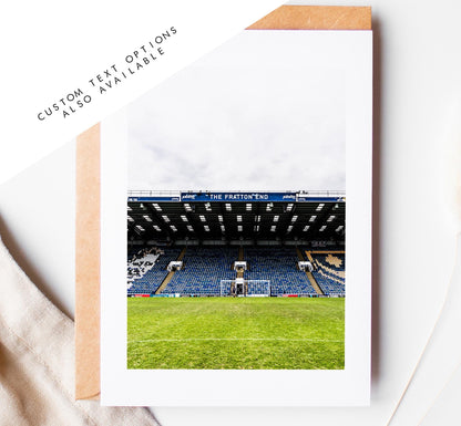 Fratton Park Greeting Card - Portsmouth and Southsea Photography Greeting Cards - Envelope Included - Birthday - Wedding - Anniversary