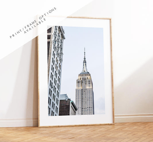 Empire State Building - New York Photography Print - New York Photography - New York Print - Empire State Building Print - Poster - NYC