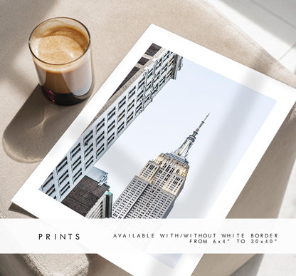 Empire State Building - New York Photography Print - New York Photography - New York Print - Empire State Building Print - Poster - NYC