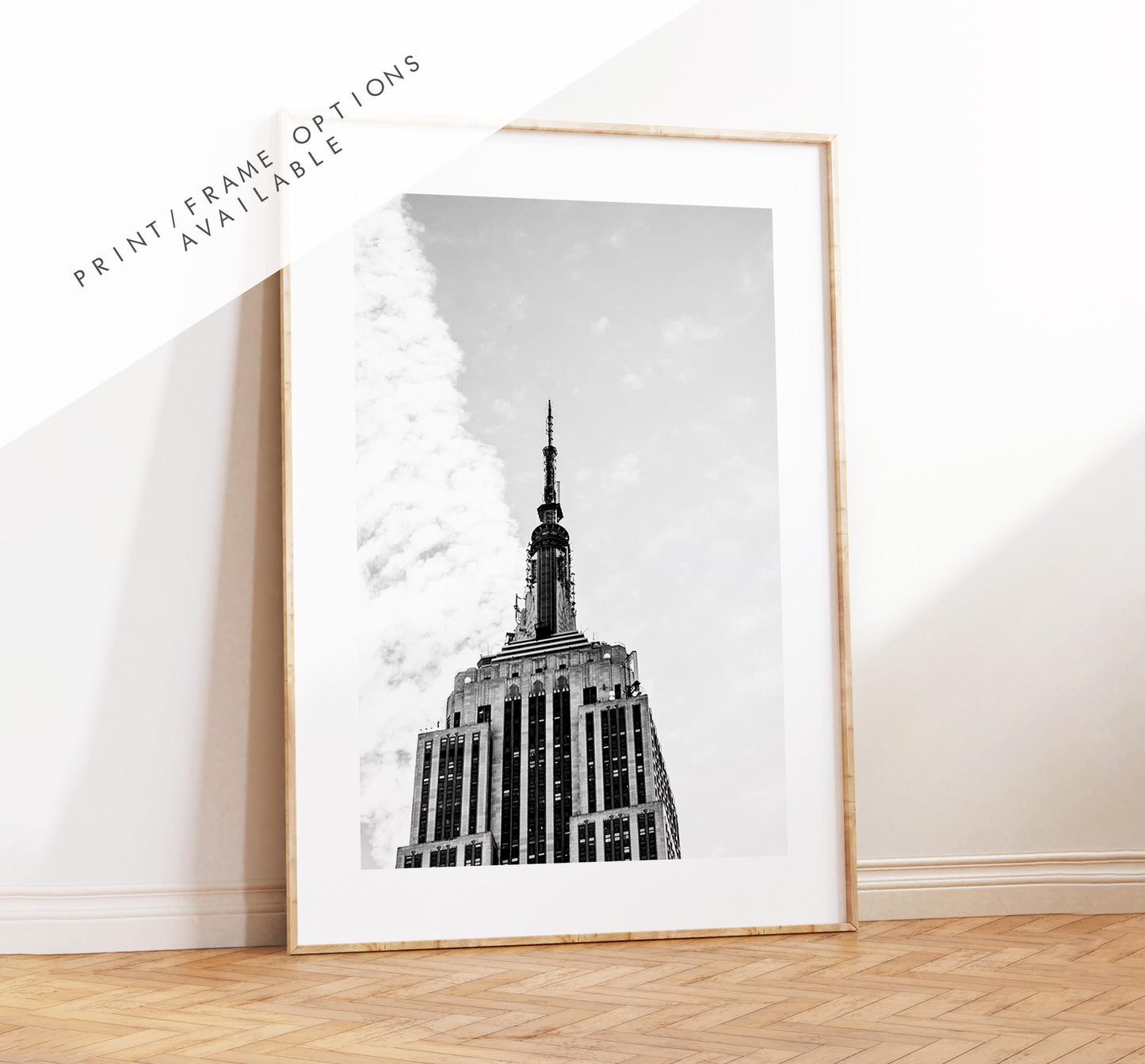 Empire State Building - New York Photography Print - Architecture - Black and White Photography Print - Skyscraper - Manhattan - NYC - USA