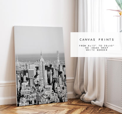 Empire State Building Print - New York Skyline Print - Black and White Photography - New York City Print - Artwork - Poster  - Minimalist