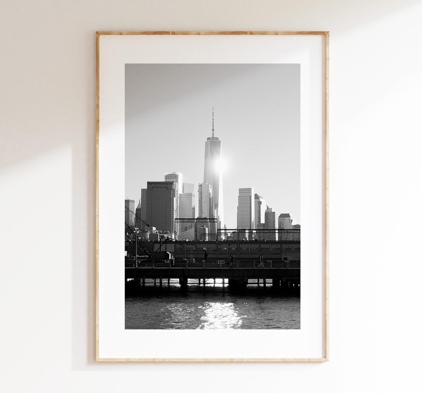 World Trade Centre Print - New York Skyline Print - Black and White Photography - New York City Print - Artwork - Poster  - Minimalist - Art