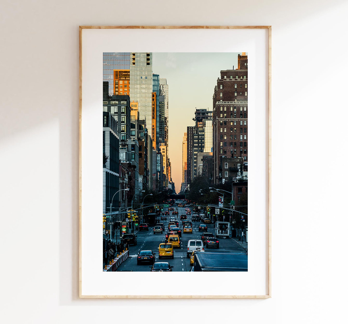 Manhattan Sunset Photography Print - New York Print - Fine Art Photography Print - New York Photography - New York Print  - City Photo