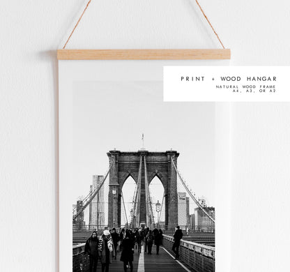 Brooklyn Bridge - New York - Fine Art Photography Print - New York Photography - Travel - Black and White - New York Print  - NYC