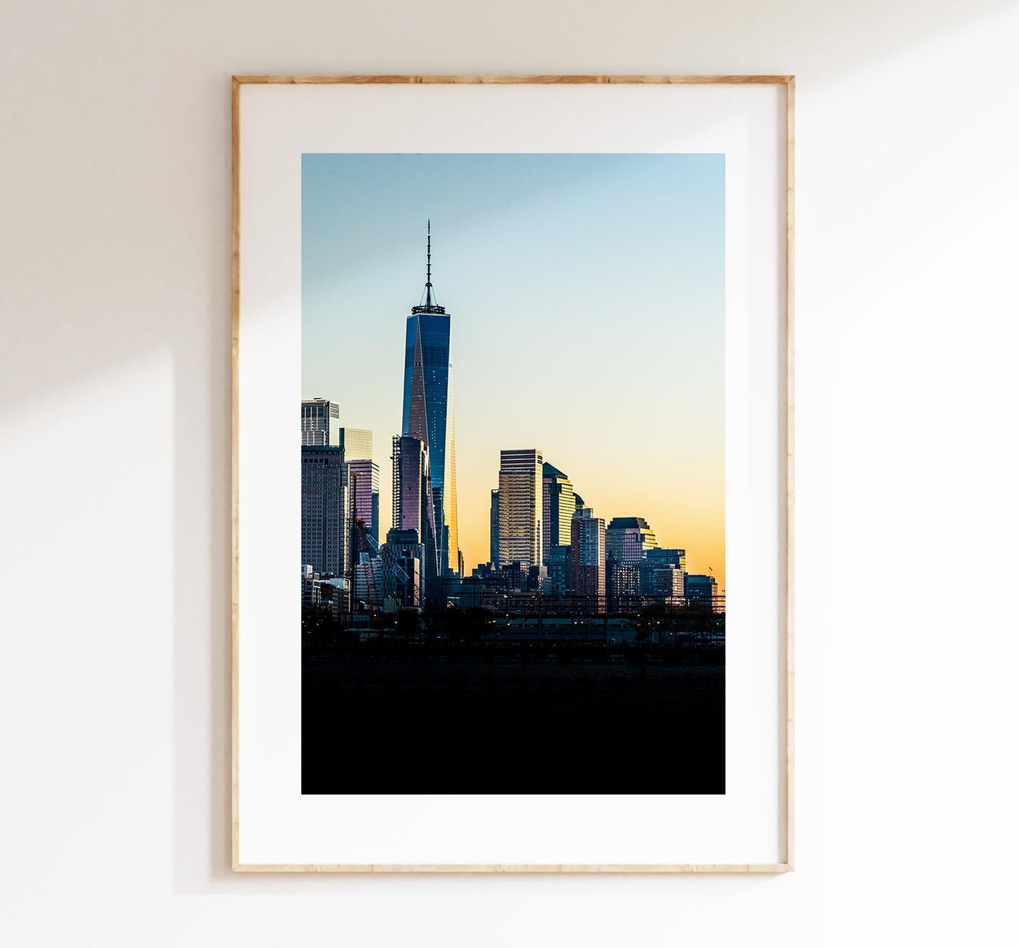 New York Sunset Print - New York Print - Fine Art Photography Print - New York Photography - Travel - New York Print  - City Photo Sunset