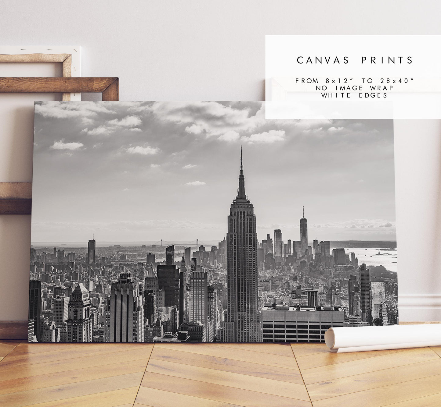 Manhattan Skyline - Black and White - New York - Fine Art Photography Print - New York Photography - Travel - New York Print  - City Photo