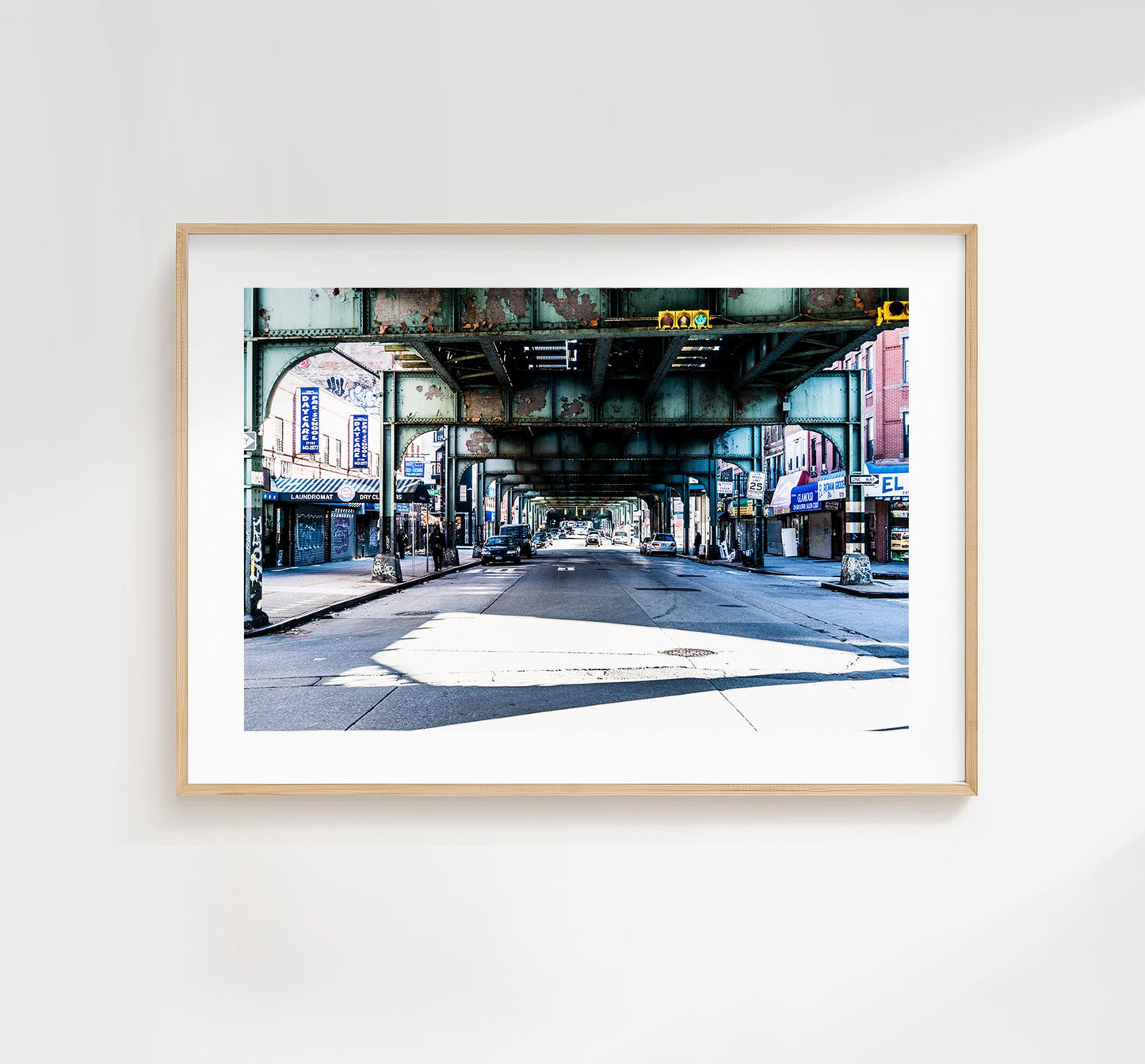 Brooklyn Print - Under the Tracks  - New York Print - Fine Art Photography Print - New York Photography  - NYC Poster  - Urban Photography