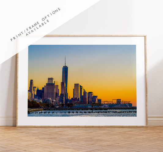 World Trade Centre Print - New York Print - Fine Art Photography Print - New York Photography - Travel - New York Print  - City Photo Sunset