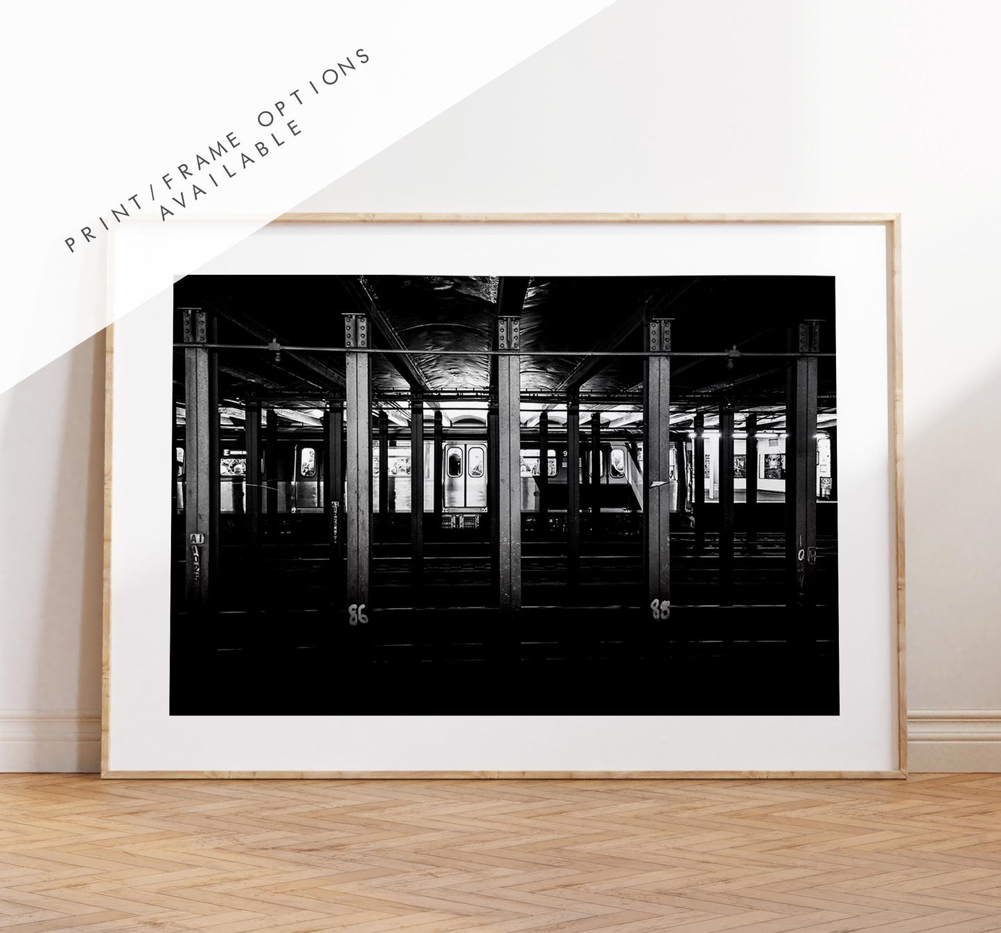 New York Subway Print - New York Print - Fine Art Photography Print - New York Photography - Black and White - New York Poster  - Subway