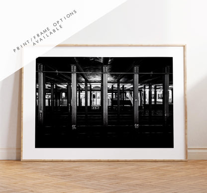 New York Subway Print - New York Print - Fine Art Photography Print - New York Photography - Black and White - New York Poster  - Subway