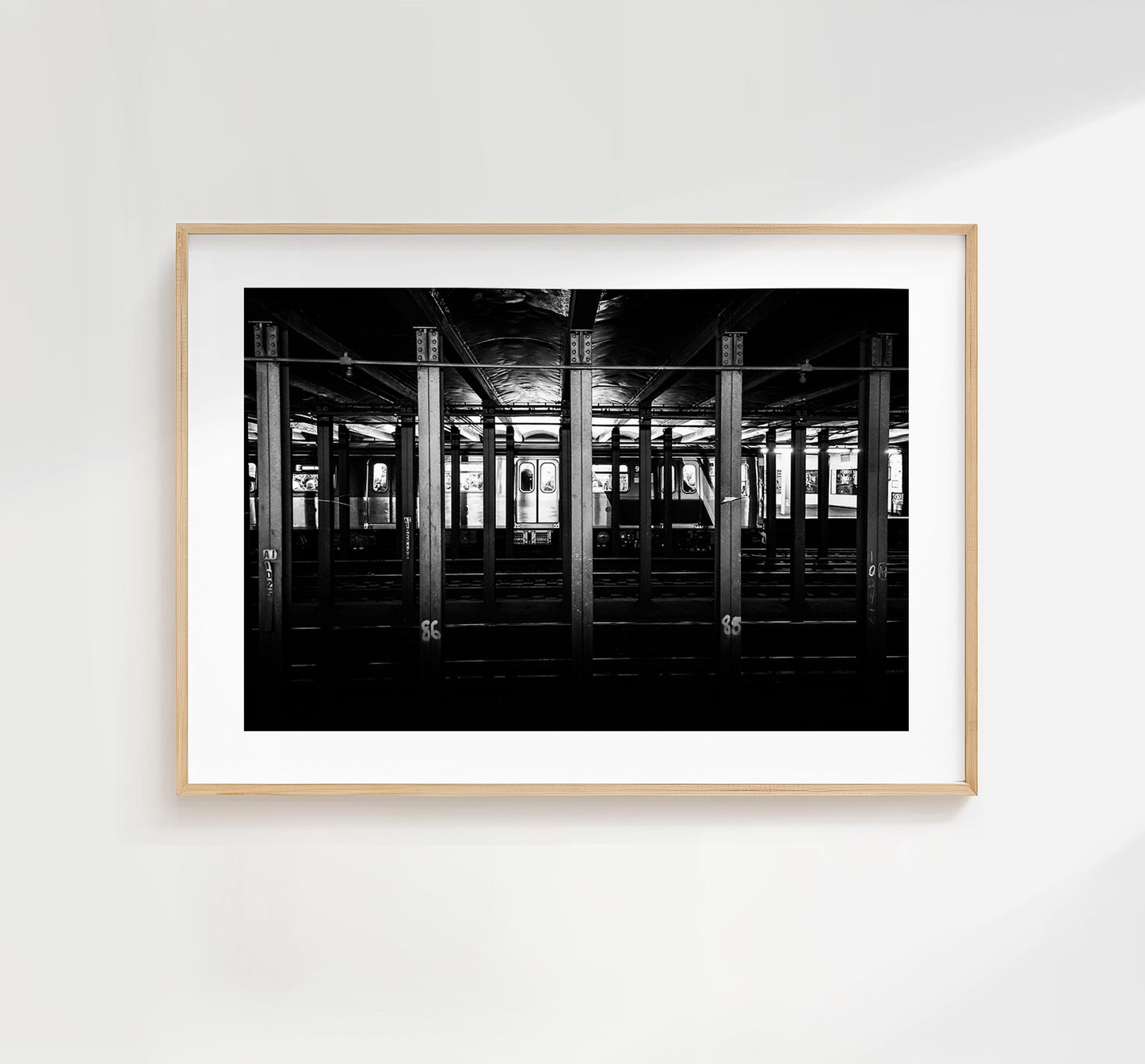 New York Subway Print - New York Print - Fine Art Photography Print - New York Photography - Black and White - New York Poster  - Subway