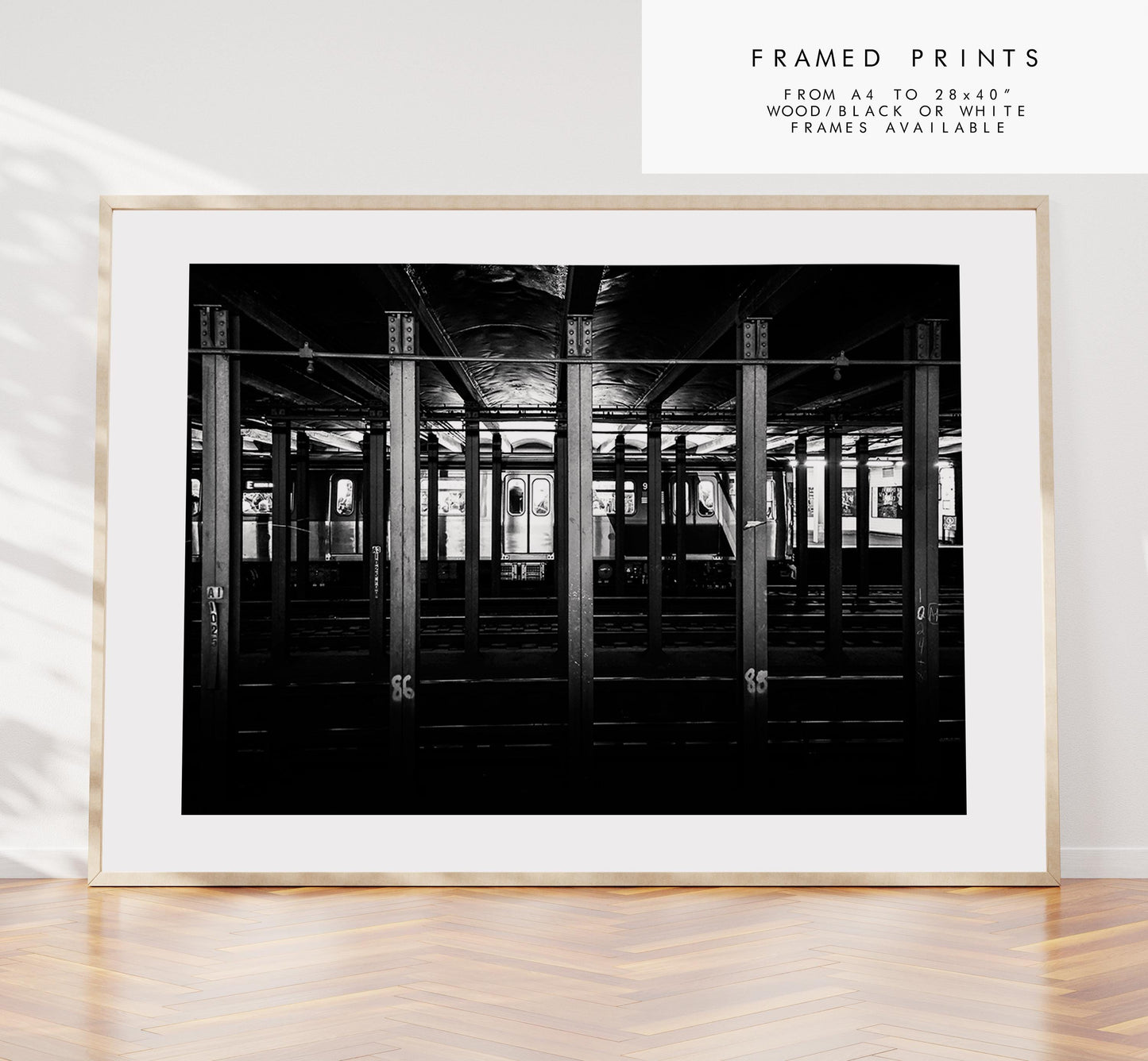 New York Subway Print - New York Print - Fine Art Photography Print - New York Photography - Black and White - New York Poster  - Subway